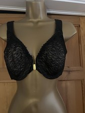 Ladies Black Lace Unpadded Bra
