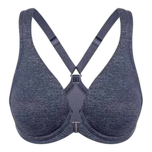Delimira front closure bra - front,