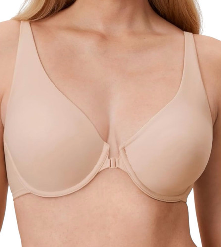 Delimira front closure bra - front,
